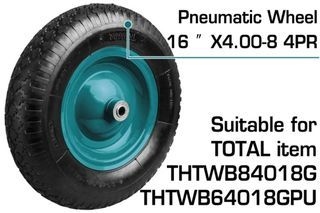 Total THTHT20141-WP Pneumatic Wheel عجل عرباية 10 انش نفخ