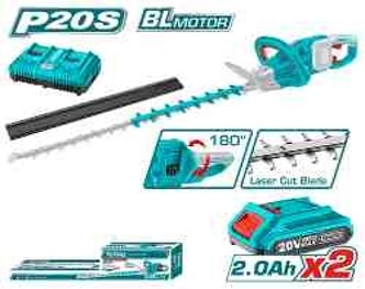 Total THTLI400282
 مقص سياج شحن 40 فولت صناعي مع 2 بطارية وشاحن