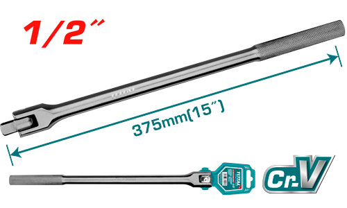 Total THTFX12151  1/2” Flexible Handle وصلة بوكس متحركة