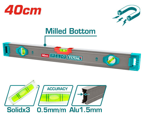 Total TMT24028M ميزان ماء 40 سم مغناطيس