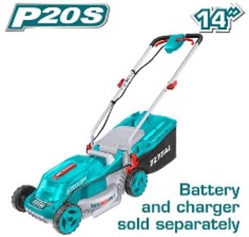 Total TLMLI2014 Lithium-ion lawn mower
 جزازة عشب شحن 40 فولت بدون بطارية وشاحن