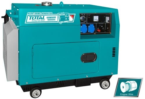 Total TP250001 Silent diesel generator
 مولد ديزل صامت 5 كيلو واط
