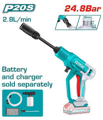 Total TPWLI2036 ماكنة غسيل شحن 20 فولت 24.8 بار بدون بطارية