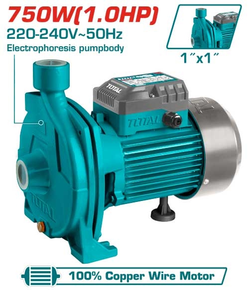 TOTAL TWP27506 Centrifugal pump
 مضخة فراشة عريضة 1 حصان