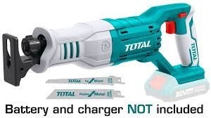 TOTAL TRSLI1151 Lithium-Ion reciprocating saw 20V
 منشار ترددي شحن بدون بطارية