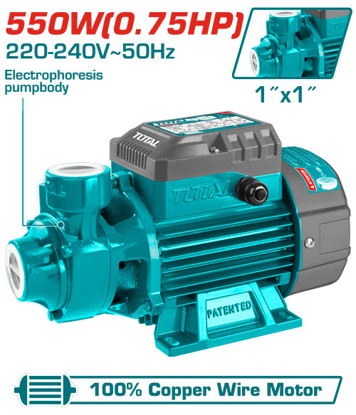TOTAL TWP15506 Peripheral pump
 مضخة ماء 3/4 حصان