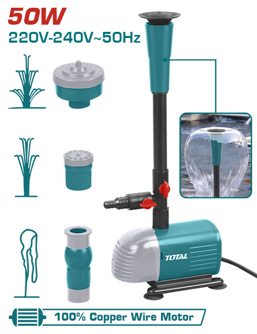 Total  TWPM501 Fountain pump
  2M مضخة نافورة