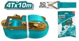 Total THTRS4101 Ratchet straps حبل شد طقطيقة 4 طن 10 متر