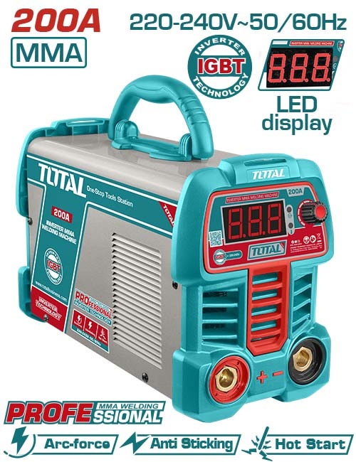 Total TW220069 ماكنة لحام 200 الكتروني أمبير