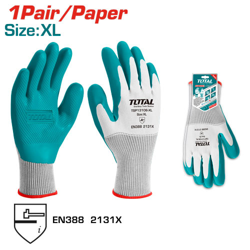 كفوف كيماوي مغطس وسط TOTAL TSP13106-XL