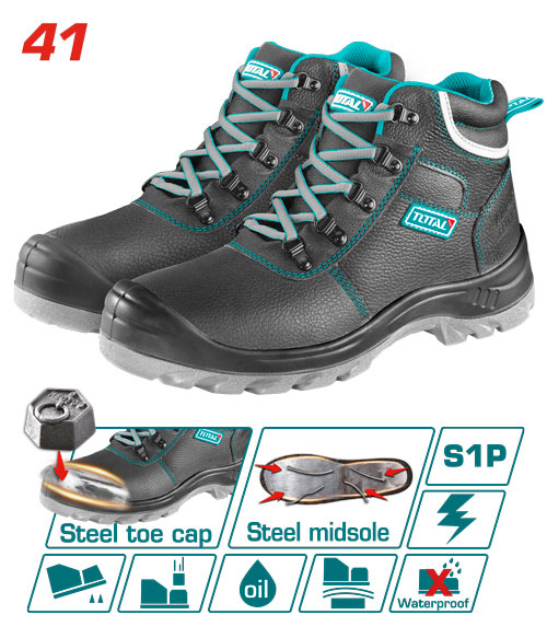 بوط سيفتي جلد Total TSP202S1p.41 Safety boots