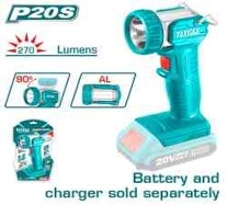 Total TWLI2038
 لوكس شحن 20 فولت 270 لومين راس متحرك بدون بطارية وشاحن