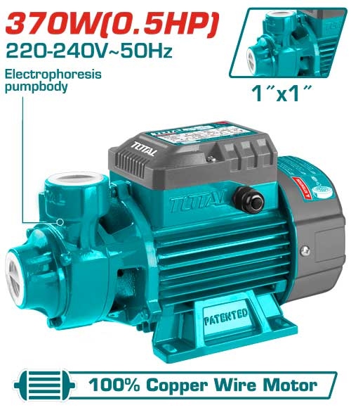 TOTAL TWP13706 Peripheral Pump
 مضخة ماء 0.5 حصان