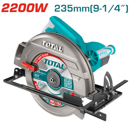 منشار صينية 9.25 أنش   TOTAL TS122235622 Circular saw 2200W