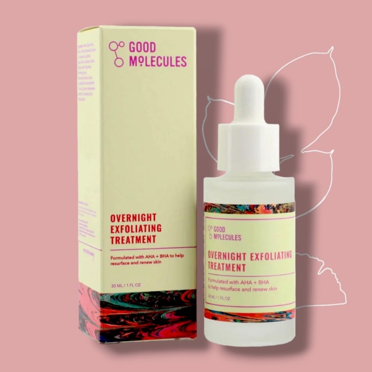 مقشر الأحماض الفواكه الليلي Good Molecules Overnight Exfoliating Treatment