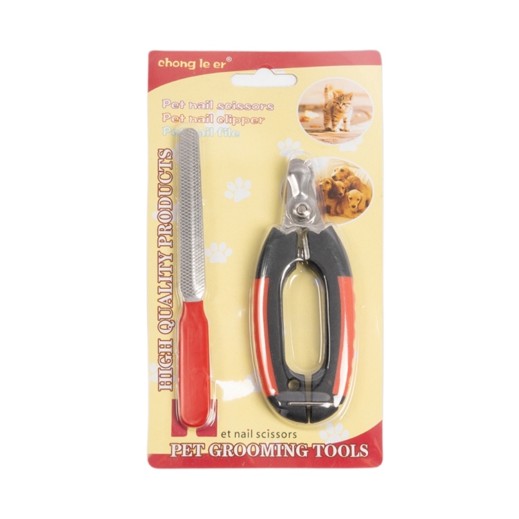 مقص أظافر القطط مع مبرد