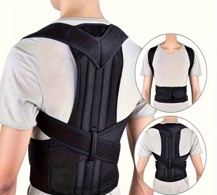 مشد استقامة الظهر والاكتاف المدعم وقماش قابل لادخال الهواء من yc 