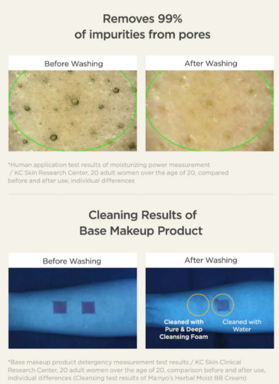  ma:nyo, Pure & Deep Cleansing Foam - غسول رغوي للتنضيف العميق