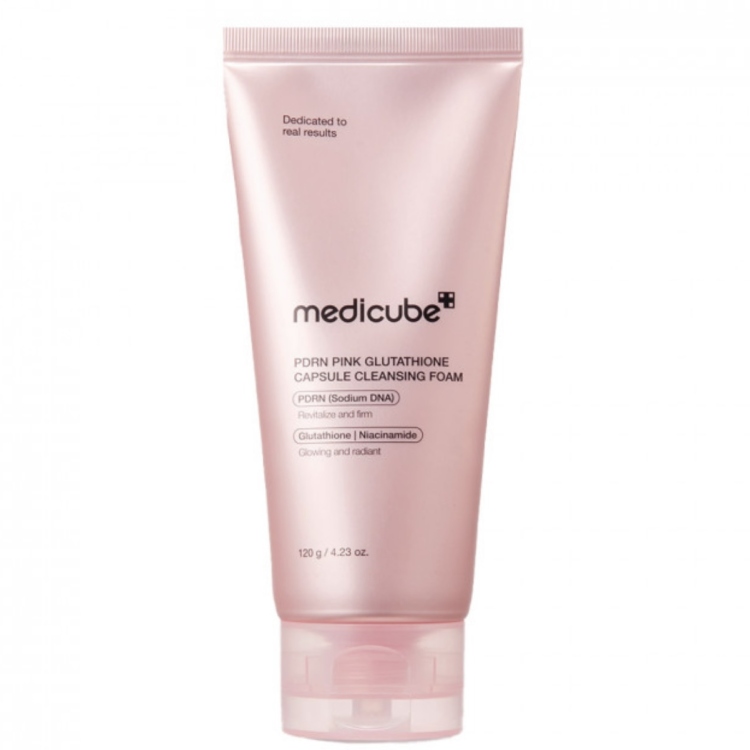 Medicube - PDRN Pink Glutathione Capsule Cleansing Foam 120g