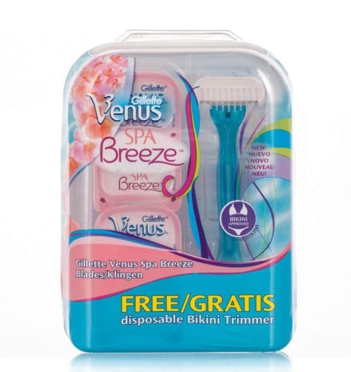 شفرات فينوس النسائية gillette venus spa breeze 