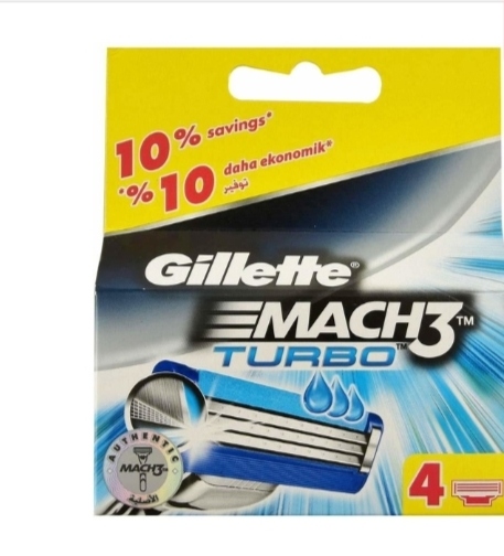  رؤوس شفرات جيليت الرجالية Gillette match 3 turbo