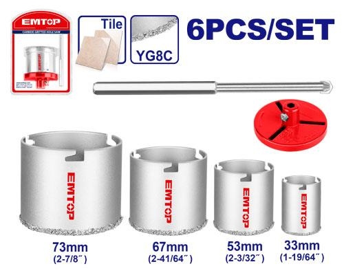 هول سو طقم 6 قطع ( 33 , 53 , 67 , 73 )   EHSW2062