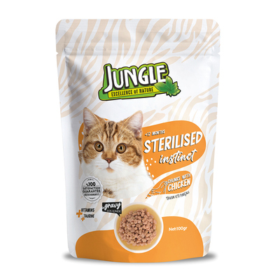 Jungle chicken sterilized 100g عدد 7