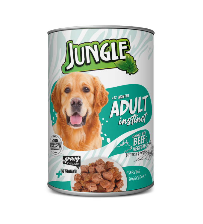 Jungle dog beef and vegetable 415 g