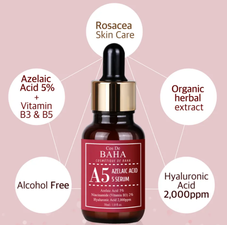 Cos De BAHA, A5 Azelaic Acid 5% Serum