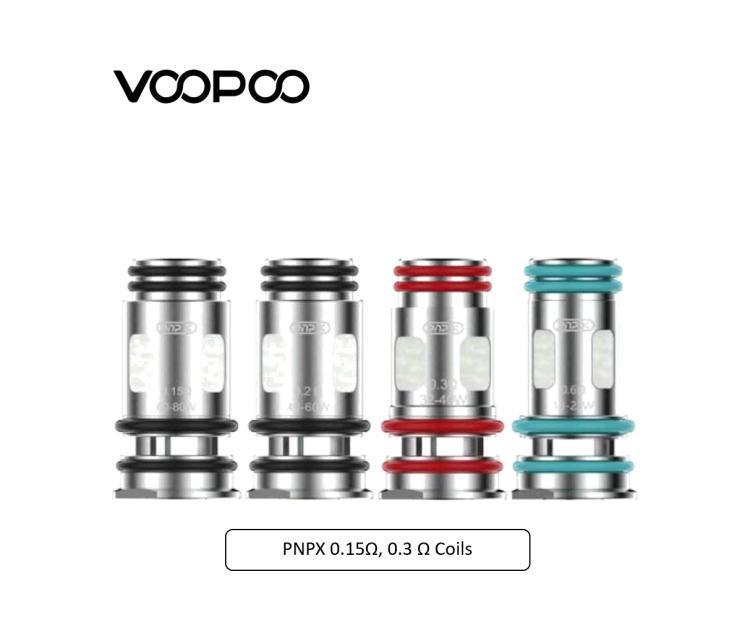 VooPoo PNP- X Replacement Coils, Multiple Resistance 
