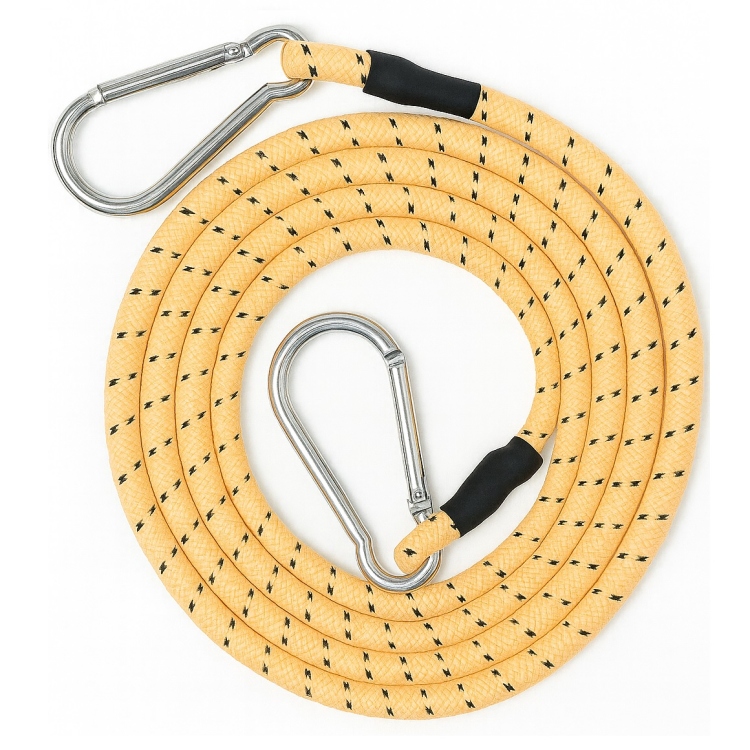 حبل ربط مطاط 1 متر اصفر