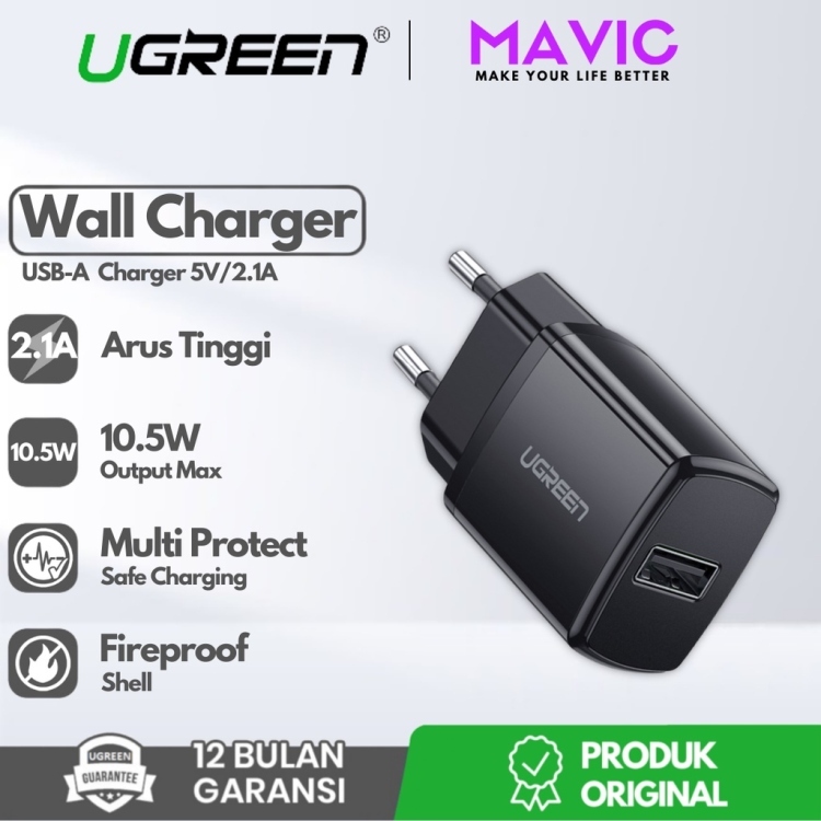 UGREEN USB WALL GHARGER ED011/ 10.5W