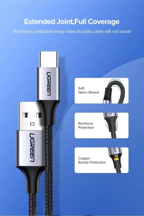 UGREEN US288 60127 USB-C MALE TO USB 2.0 A  MALE CABLE 1.5M