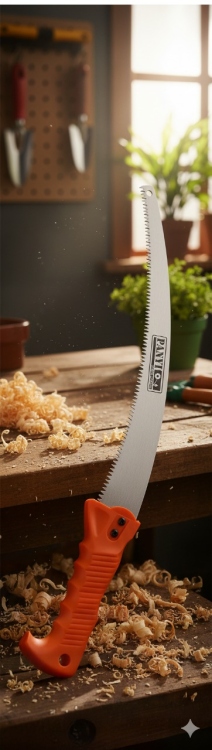  منشار شجر يد بلاستك برتقالي PG55	