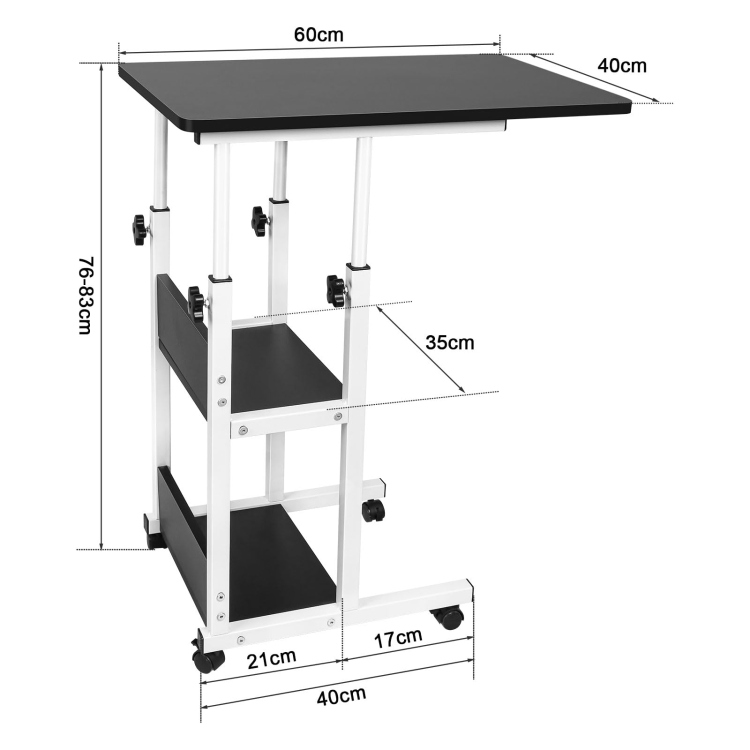 طاوله خدمة المرضى وكبار السن متعددة الاستخدام 40*80