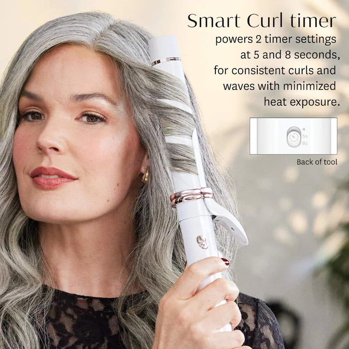 T3 curl wrap CURLWRAP An automatic rotating curling iron for quick, simple styling and lasting curls and waves.