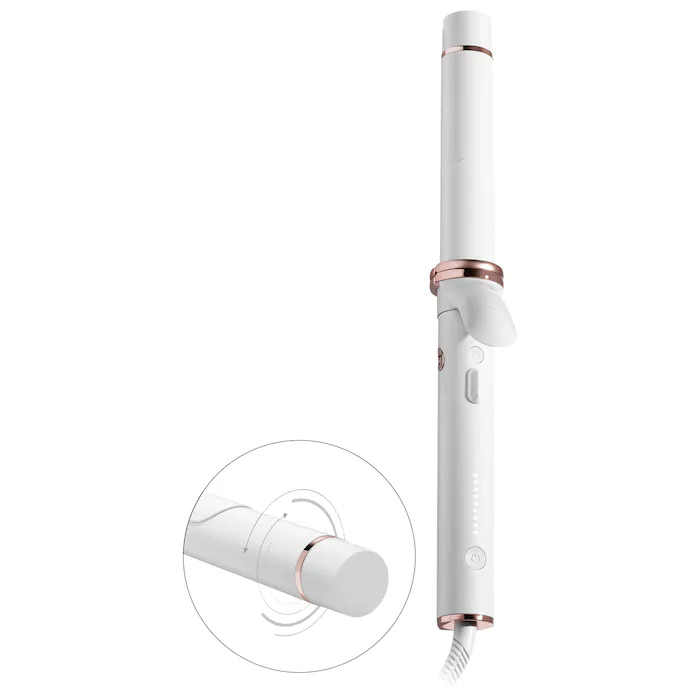 T3 curl wrap CURLWRAP An automatic rotating curling iron for quick, simple styling and lasting curls and waves.