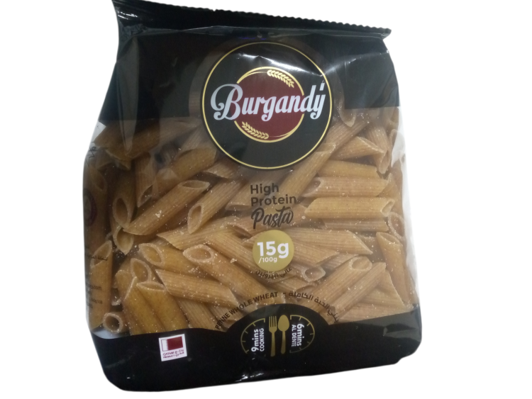 معكرونة برغندي بالقمح اقلام