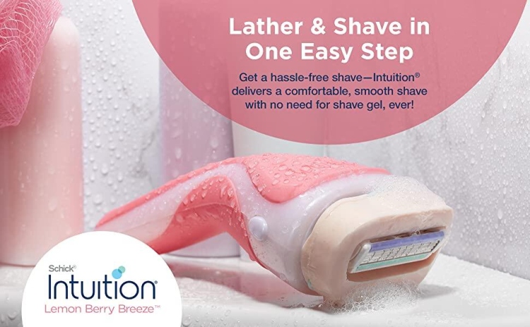 Schick Intuition Lemon Berry Breeze Razors الشفرة الحنونه