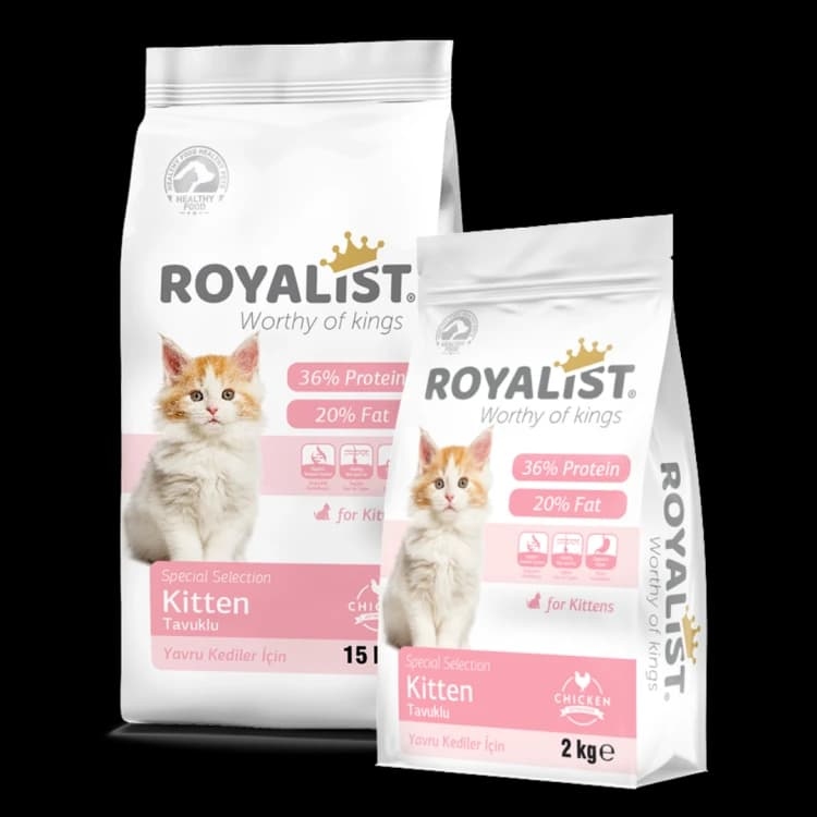دراي فود رويالست للقطط الصغيرة بنكهة الدجاج 