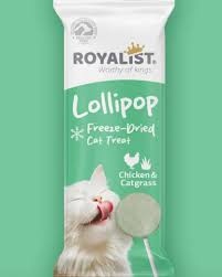 مكافأة مصاصة للقطط بنكهة الدجاج + كات جراس