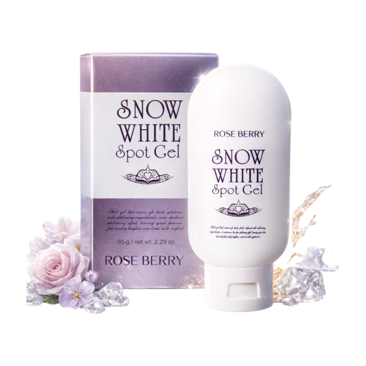 جل بياض الثلج لتفتيح وتبيض تحت الابطين والمناطق الحساسة من الروز بيري بحجم 65 غم 