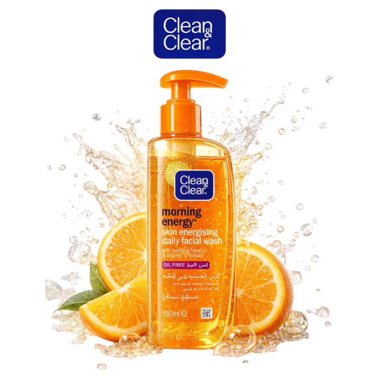 كلين اند كلير غسول منشط يومي للوجه  بحجم 150 مل