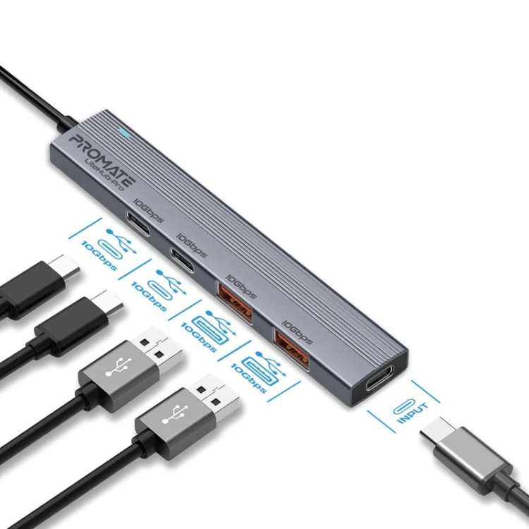 موزع 4 مداخل (X2C-USB)+(USBX2)مخرج TYPE-C