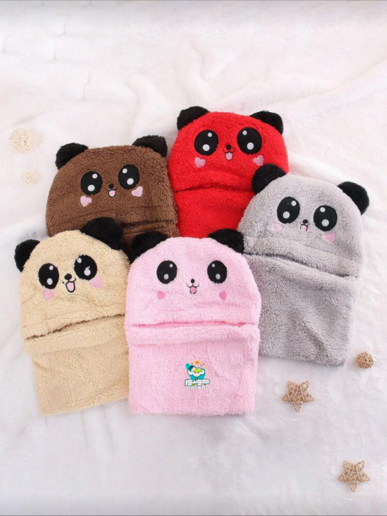 طاقية مع لفحة ملتصقة 