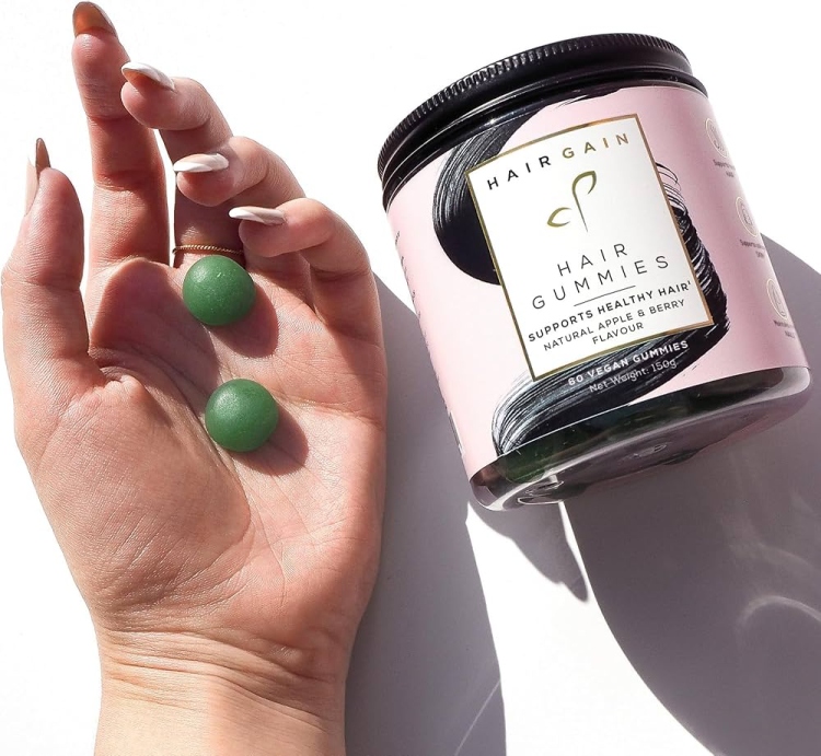 Hair Gain - Hair Gummies , 60 Gummies 