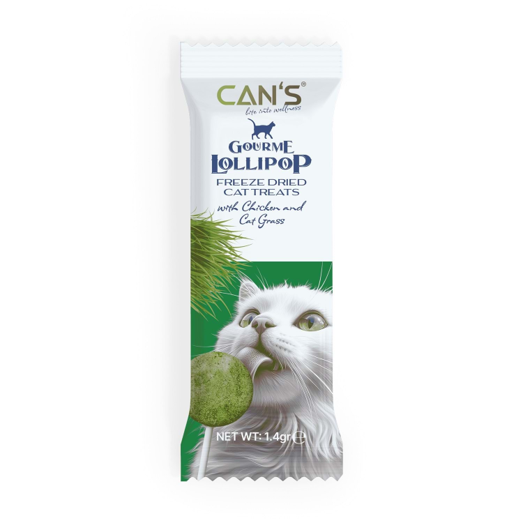 Cans Lollipop Chicken & Cat Grass 10 pi