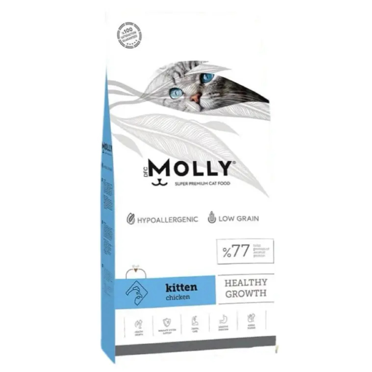 Molly Kitten Healthy Growth with Chicken Flavor, 15kg Sack