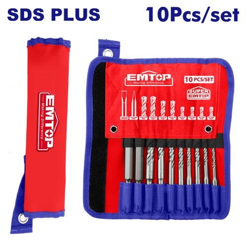 طقم ريش و ازاميل 10 قطع  EHDR12101     SDS    