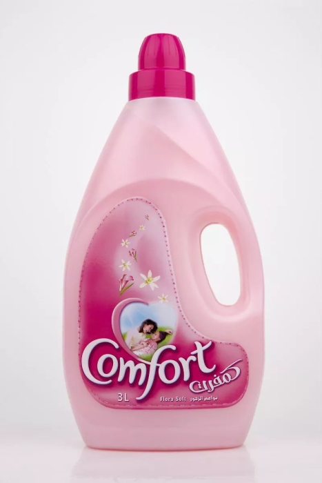 كمفورت سائل مطري و ملين اقمشة 3لتر زهري
